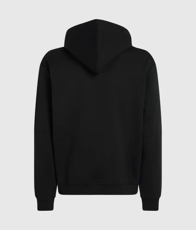 Sweat à capuche avec poche kangourou en denim