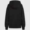 Sweat à capuche bouclé