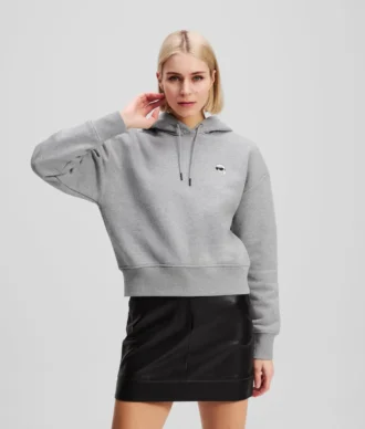 SWEAT À CAPUCHE COURT AVEC PATCH IKON