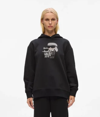 Sweat à capuche Ikon avec strass