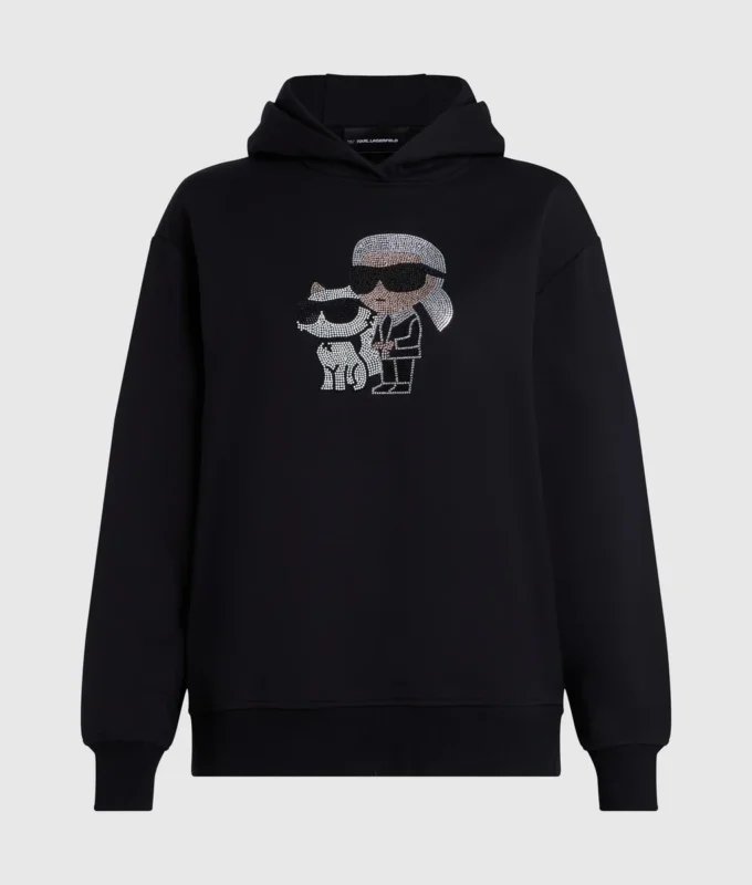 Sweat à capuche Ikon avec strass