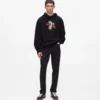 Sweat à capuche imprimé Ikon