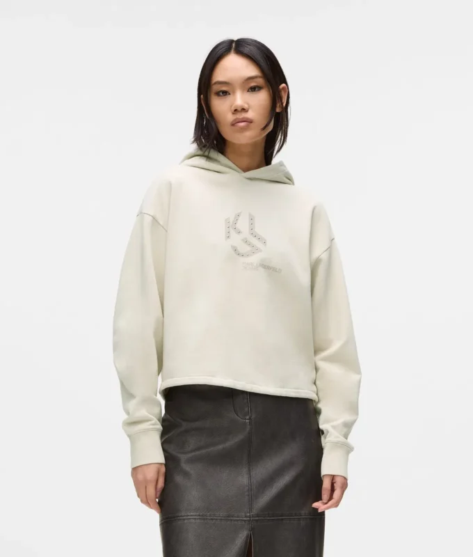 Sweat à capuche Monogram clouté Sweat à capuche Monogram clouté