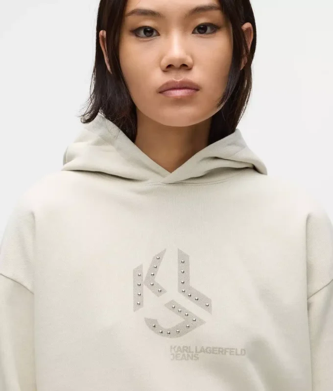 Sweat à capuche Monogram clouté Sweat à capuche Monogram clouté