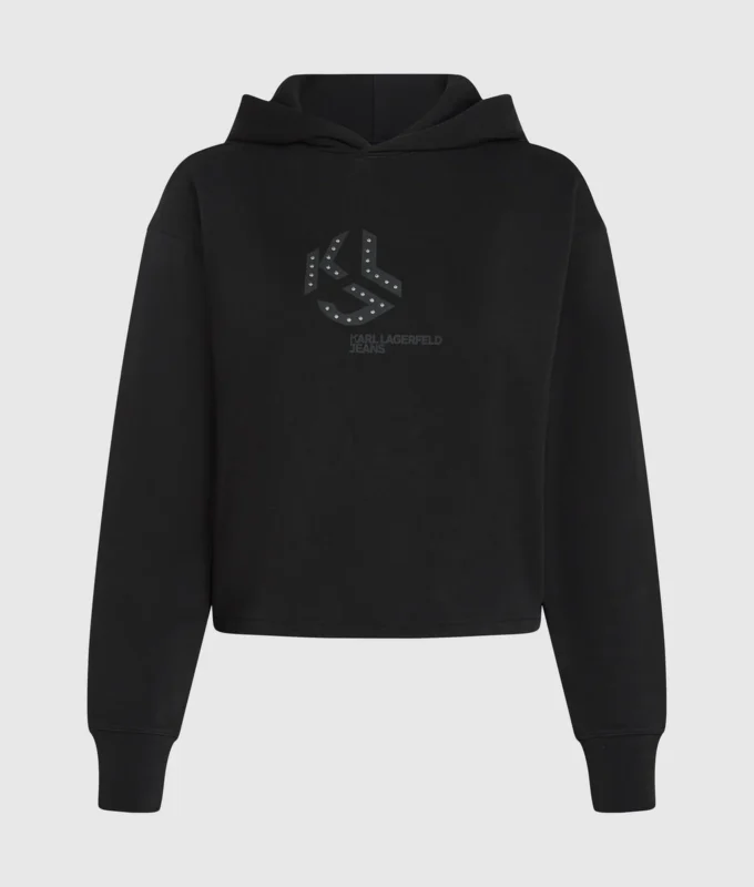 Sweat à capuche Monogram clouté Sweat à capuche Monogram clouté