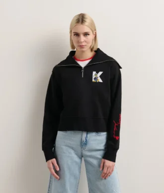 sweat demi zip disney x kl 1 330x388 - SWEAT &Agrave; DEMI-ZIP DISNEY X KL
