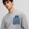 SWEAT À POCHES EN DENIM IKON SWEAT À POCHES EN DENIM IKON