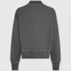Sweat-shirt bomber délavé à fermeture éclair Sweat-shirt bomber délavé à fermeture éclair