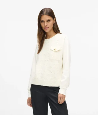 Sweat-shirt bouclé