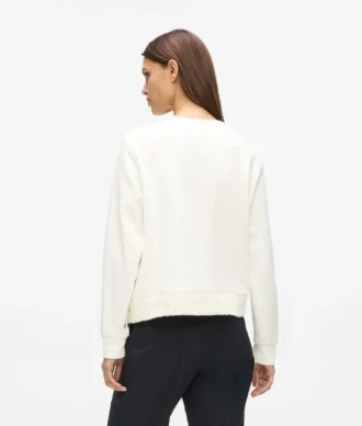 Sweat-shirt bouclé