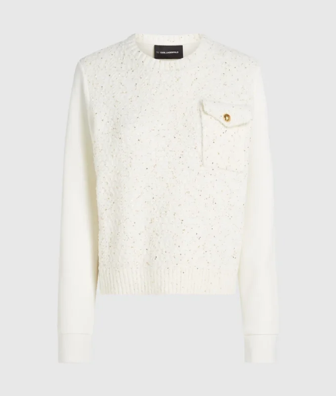 Sweat-shirt bouclé Sweat-shirt bouclé