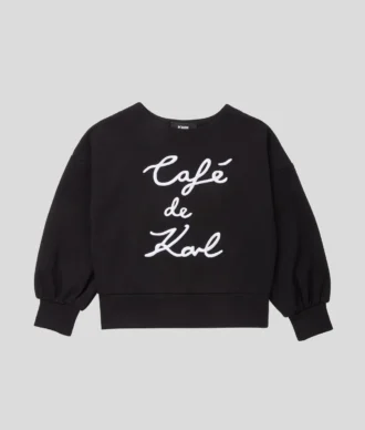 SWEAT-SHIRT CAFÉ DE KARL POUR FILLES