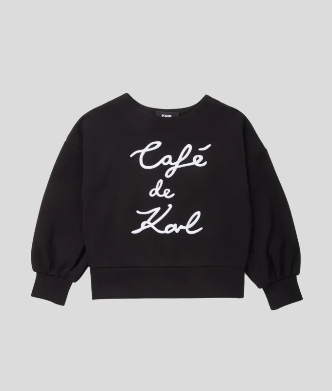 SWEAT-SHIRT CAFÉ DE KARL POUR FILLES SWEAT-SHIRT CAFÉ DE KARL POUR FILLES