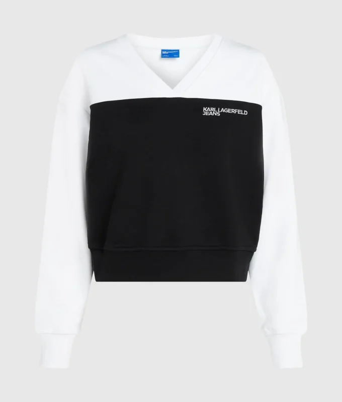 SWEAT-SHIRT À COL EN V SWEAT-SHIRT À COL EN V