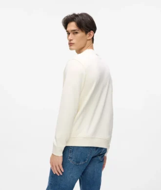 Sweat-shirt à col rond et logo