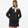 Sweat-shirt à col Signature