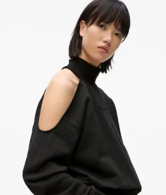 Sweat-shirt à découpes