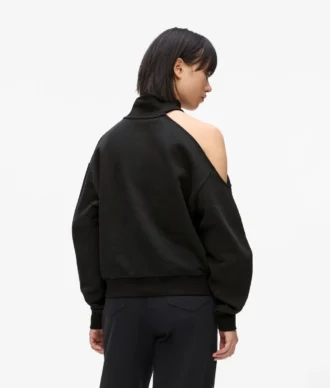 Sweat-shirt à découpes