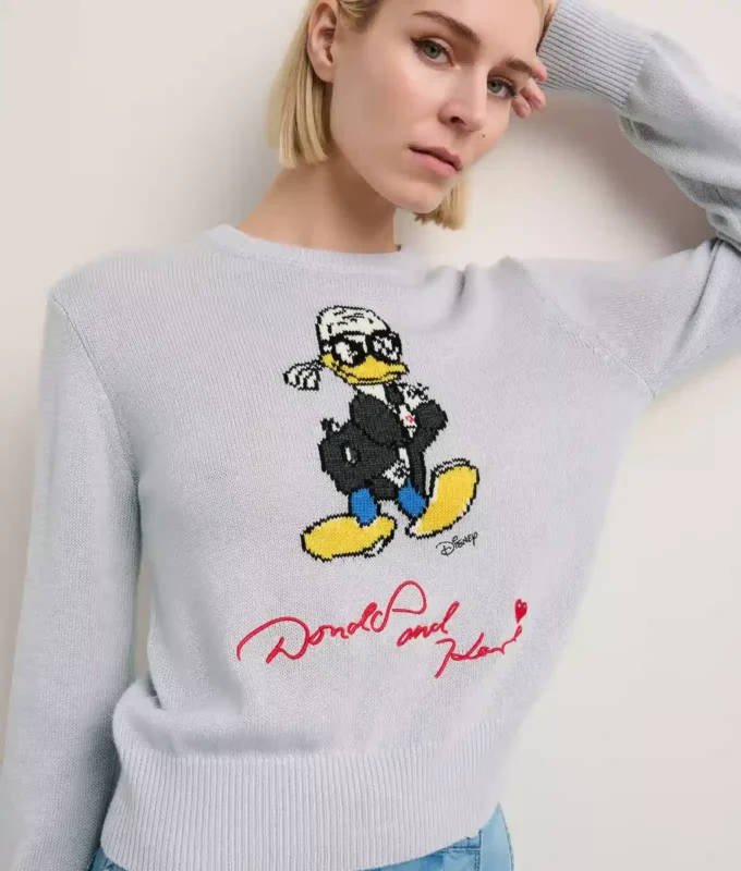 SWEAT-SHIRT EN MAILLE DISNEY X KL SWEAT-SHIRT EN MAILLE DISNEY X KL
