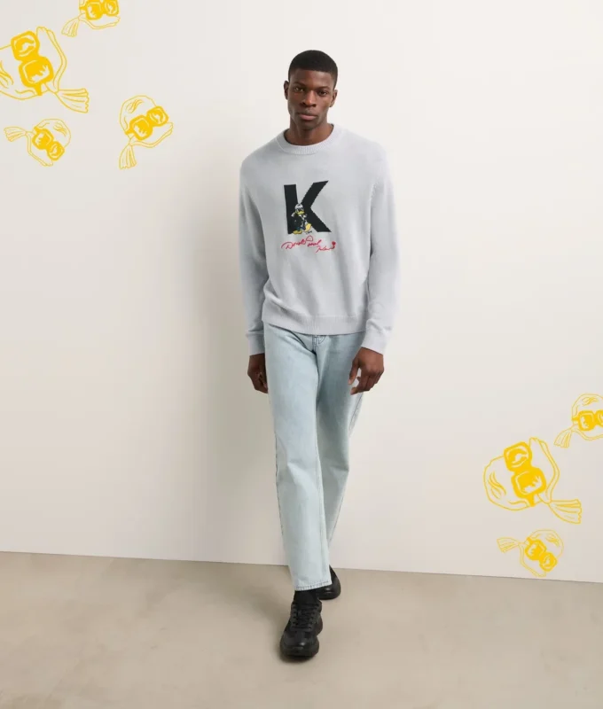 SWEAT-SHIRT EN MAILLE DISNEY X KL SWEAT-SHIRT EN MAILLE DISNEY X KL