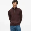 Sweat-shirt à fermeture éclair quart de longueur Sweat-shirt à fermeture éclair quart de longueur