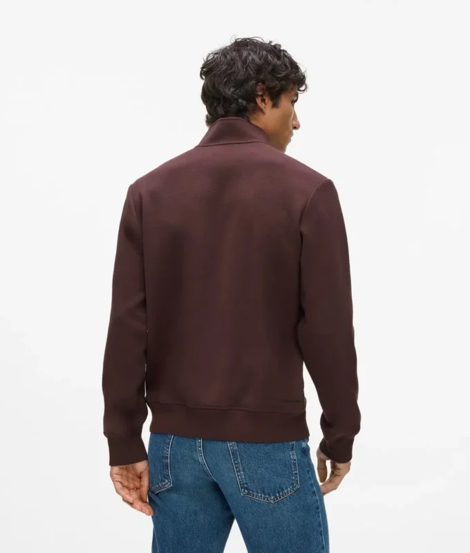 Sweat-shirt à fermeture éclair quart de longueur Sweat-shirt à fermeture éclair quart de longueur