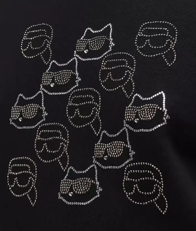 Sweat-shirt Ikon avec strass Sweat-shirt Ikon avec strass
