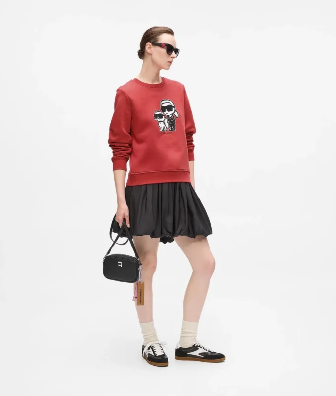 Sweat-shirt Ikon Karl et Choupette Sweat-shirt Ikon Karl et Choupette