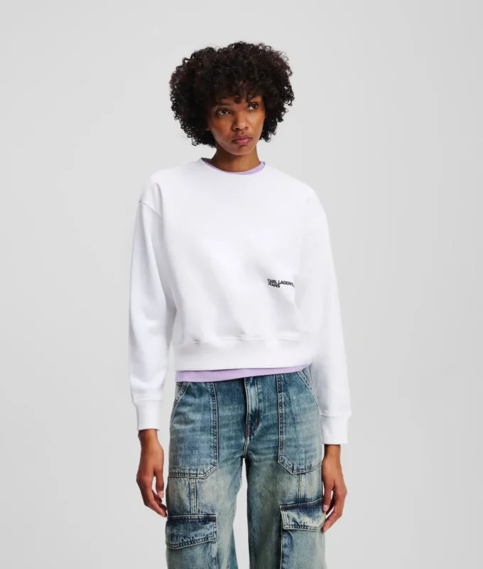 SWEAT-SHIRT À IMPRIMÉ FLORAL SWEAT-SHIRT À IMPRIMÉ FLORAL