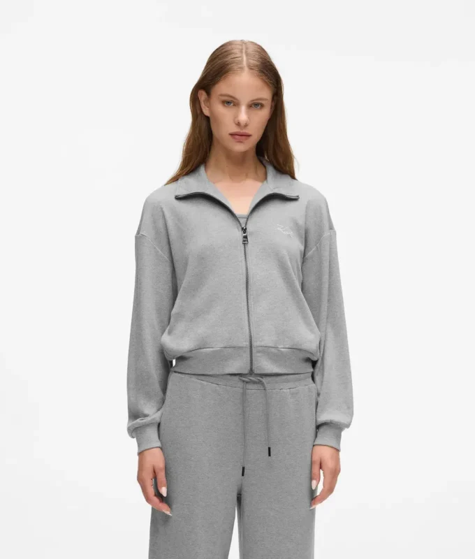 Sweat-shirt lounge zippé signature Sweat-shirt lounge zippé signature