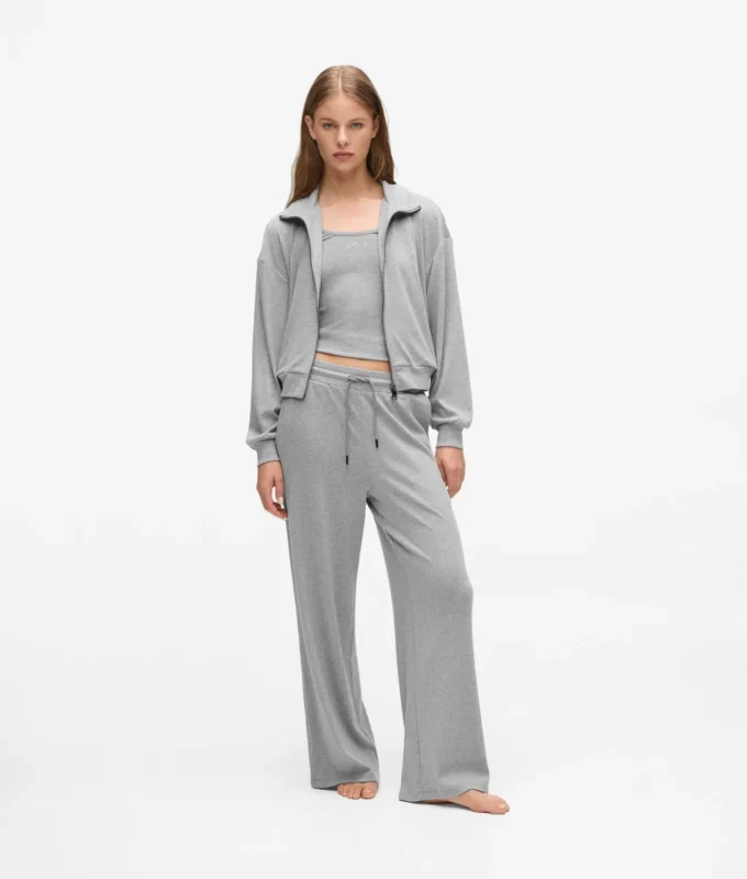 Sweat-shirt lounge zippé signature Sweat-shirt lounge zippé signature