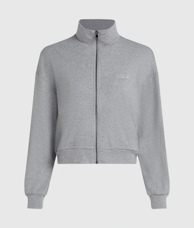 Sweat-shirt lounge zippé signature Sweat-shirt lounge zippé signature