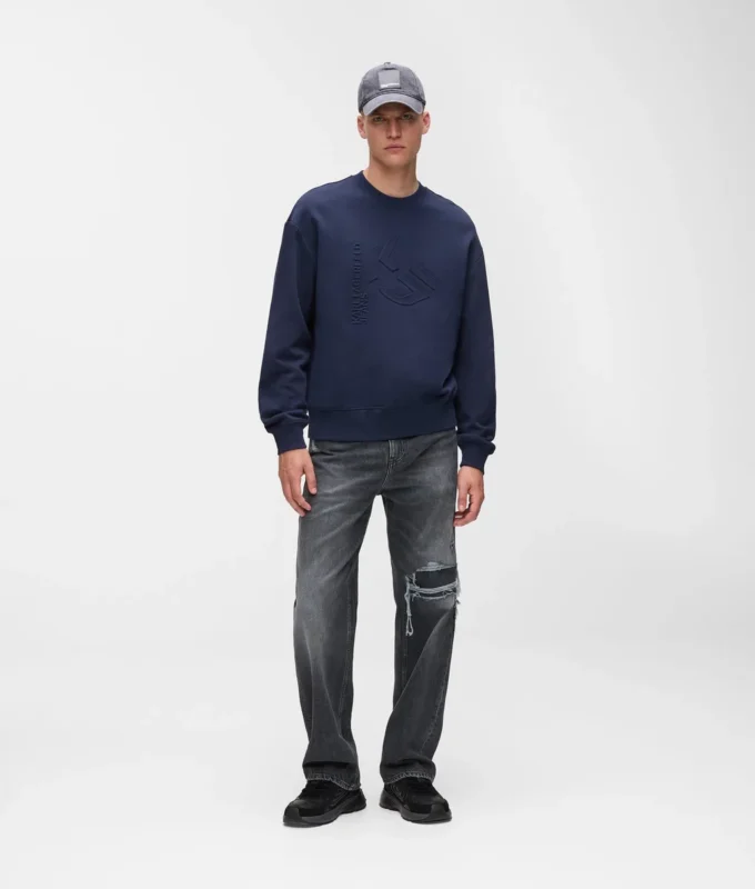 Sweat-shirt Monogram en relief Sweat-shirt Monogram en relief
