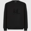 Sweat-shirt à monogramme en sequins Sweat-shirt à monogramme en sequins