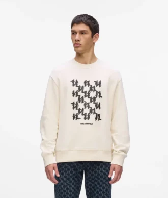 Sweat-shirt à monogramme graphique