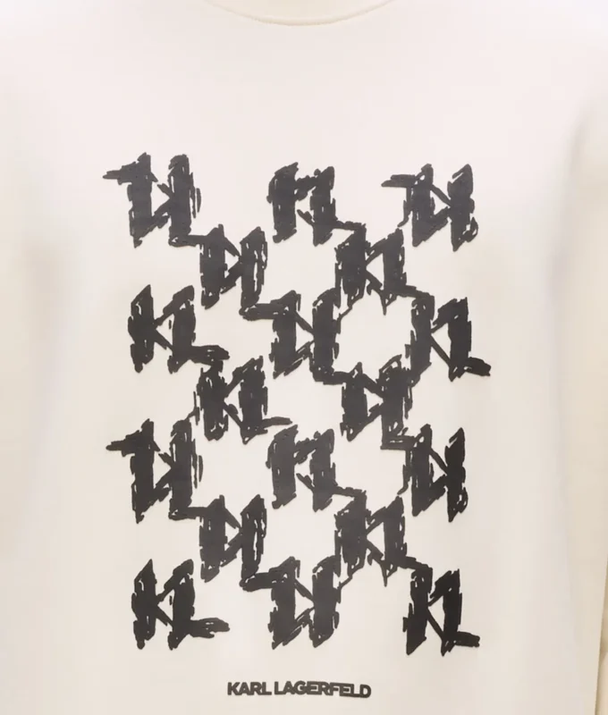 Sweat-shirt à monogramme graphique Sweat-shirt à monogramme graphique