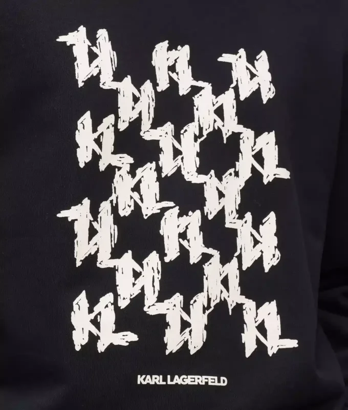 Sweat-shirt à monogramme graphique Sweat-shirt à monogramme graphique
