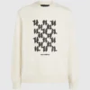 Sweat-shirt à monogramme graphique Sweat-shirt à monogramme graphique