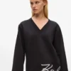 Sweat-shirt à ourlet signature