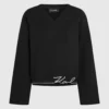 Sweat-shirt à ourlet signature
