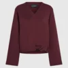 Sweat-shirt à ourlet signature