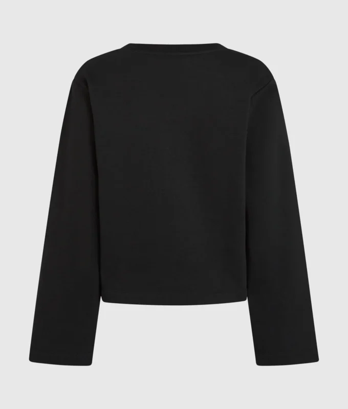 Sweat-shirt à ourlet signature
