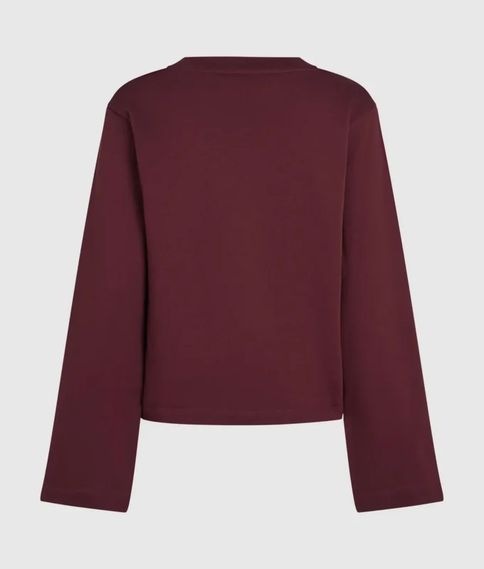 Sweat-shirt à ourlet signature