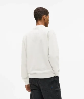 Sweat-shirt à patch monogramme