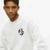 Sweat-shirt à patch monogramme Sweat-shirt à patch monogramme