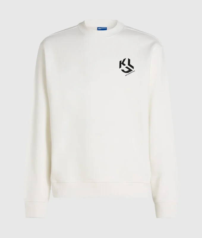 Sweat-shirt à patch monogramme Sweat-shirt à patch monogramme