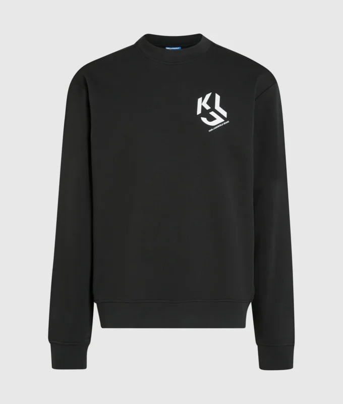 Sweat-shirt à patch monogramme Sweat-shirt à patch monogramme
