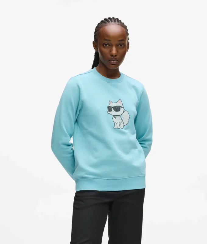 SWEAT-SHIRT RHINESTONE IKON CHOUPETTE SWEAT-SHIRT RHINESTONE IKON CHOUPETTE