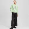 SWEAT-SHIRT RHINESTONE IKON KARL & CHOUPETTE SWEAT-SHIRT RHINESTONE IKON KARL & CHOUPETTE