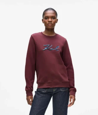 Sweat-shirt Signature à paillettes